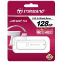 Memorie USB Transcend JetFlash 730, 128GB, Alb
