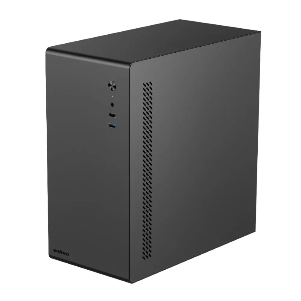 Компьютерный корпус Sohoo 6519BK, Micro-ATX, ATX, 