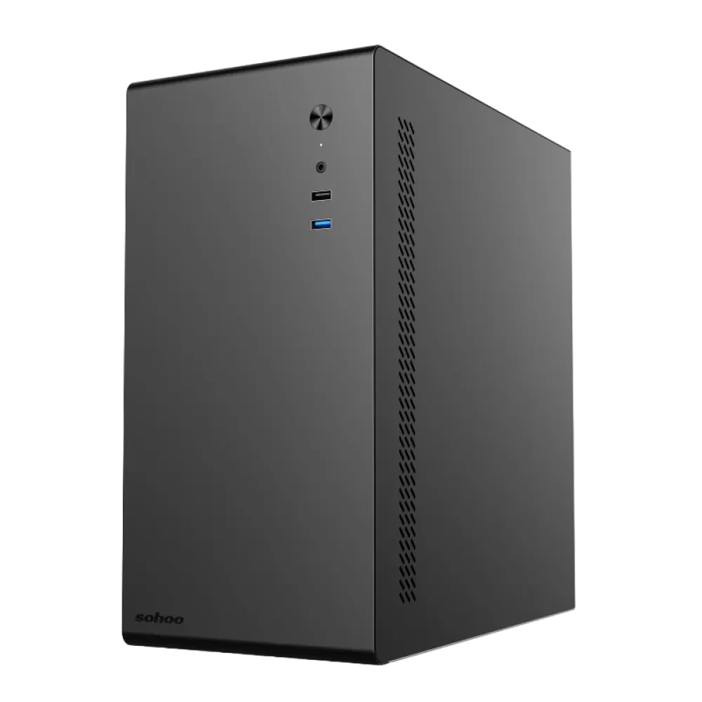Компьютерный корпус Sohoo 6519BK, Micro-ATX, ATX, 