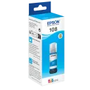 Контейнер с чернилами Epson 108 EcoTank, 70мл, Голубой