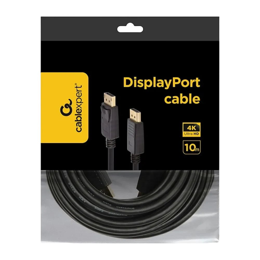 Cablu Video Cablexpert CC-DP2-10M, DisplayPort (M) - DisplayPort (M), 10m, Negru