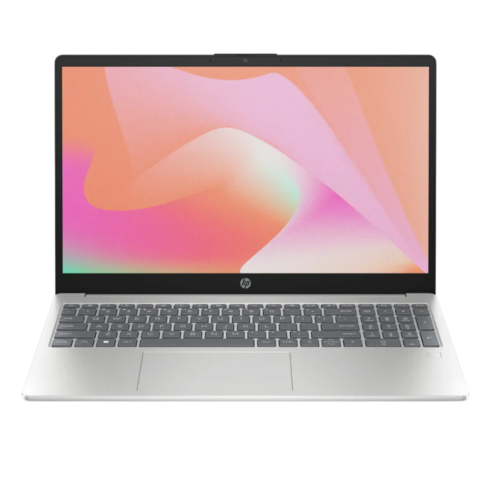 Laptop 15,6" HP Laptop AI 15, Natural Silver, Intel Core Ultra 5 225U, 16GB/1024GB, FreeDOS
