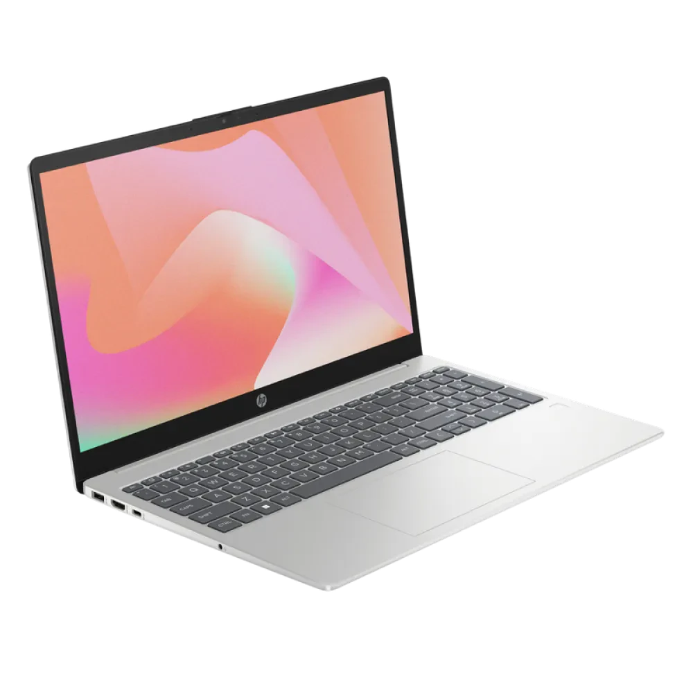 Laptop 15,6" HP Laptop AI 15, Natural Silver, Intel Core Ultra 5 225U, 16GB/1024GB, FreeDOS