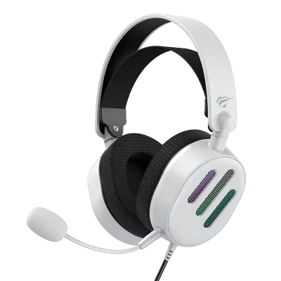 Căști gaming Havit H2038U, USB, Alb