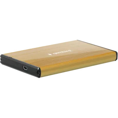 Внешний корпус Gembird EE2-U3S-3-GL, Золотой (EE2-U3S-3-GL)