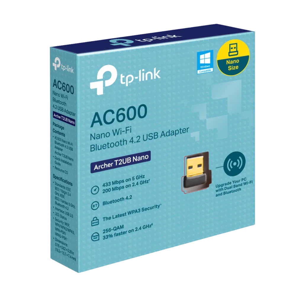 Wi-Fi adapter TP-LINK Archer T2UB Nano