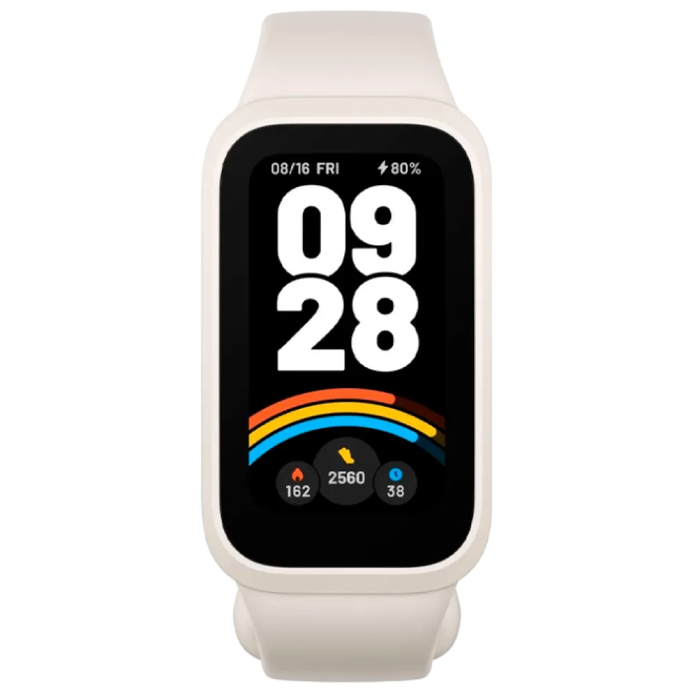 Спортивные/Тренировочные часы Xiaomi Smart Band 9 Active, Бежевый | Белый