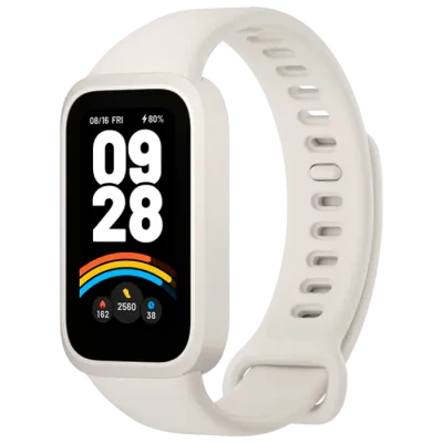 Ceas Sport/Antrenament Xiaomi Smart Band 9 Active, Bej | Alb