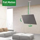 Suport TV tavan Full-motion BARKAN 4500L, Negru