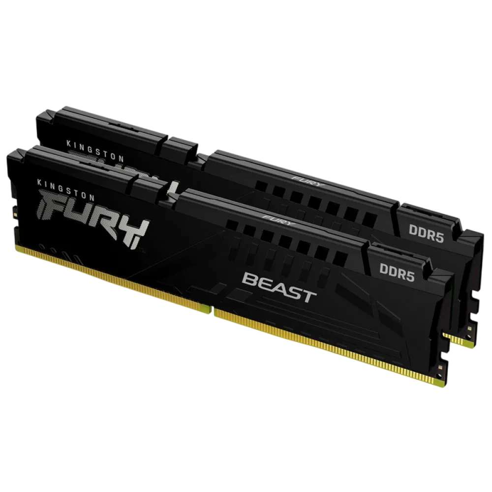 Оперативная память Kingston FURY Beast, DDR5 SDRAM, 6400 МГц, 64Гб, KF564C32BBEK2-64
