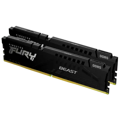 Оперативная память Kingston FURY Beast, DDR5 SDRAM, 6400 МГц, 64Гб, KF564C32BBEK2-64