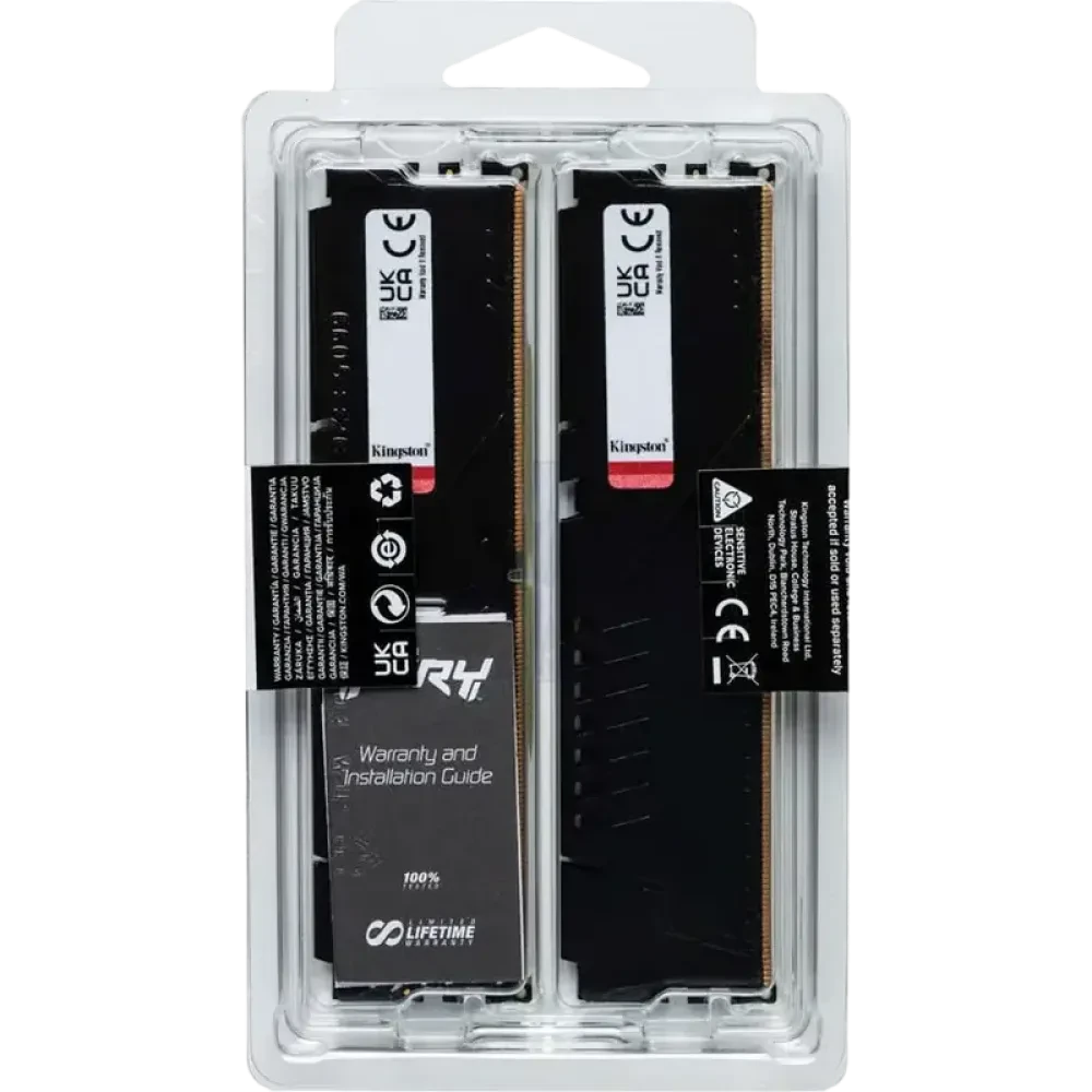 Оперативная память Kingston FURY Beast, DDR5 SDRAM, 6800 МГц, 32 ГБ, KF568C34BBEK2-32