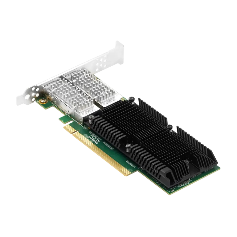 Adaptor de rețea LR-Link LRES1014PF-2QSFP28, Verde