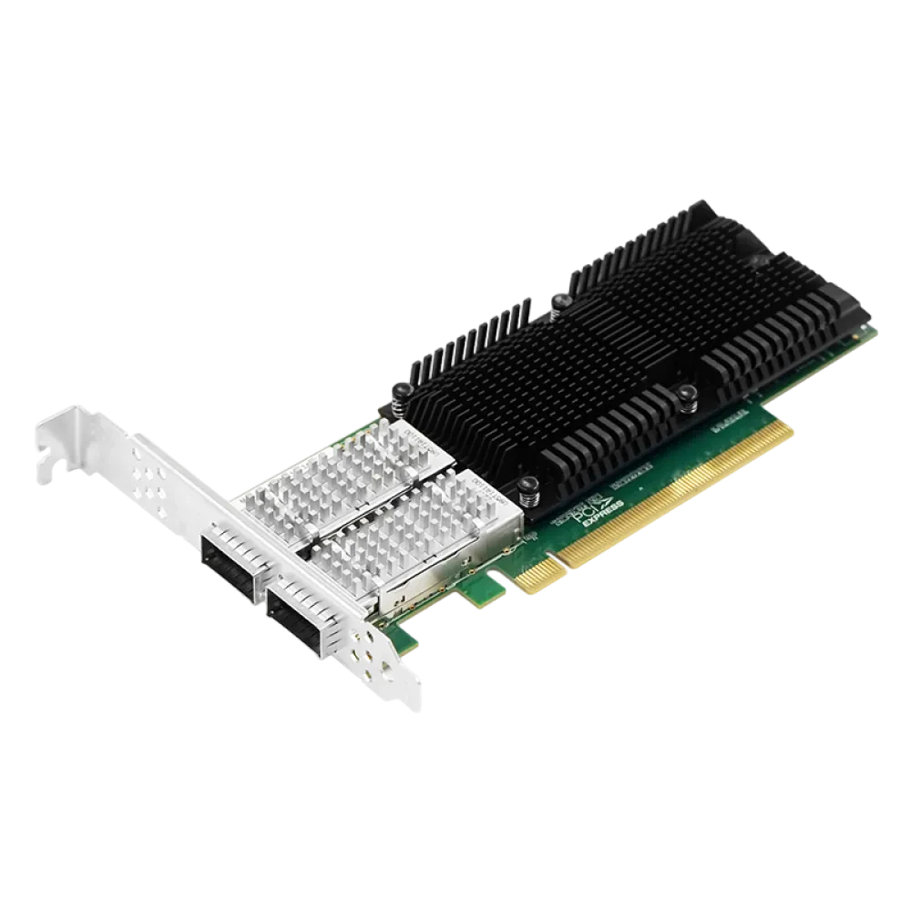 Adaptor de rețea LR-Link LRES1014PF-2QSFP28, Verde