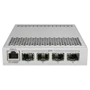 Comutator Router MikroTik CRS305-1G-4S+IN, Argintiu