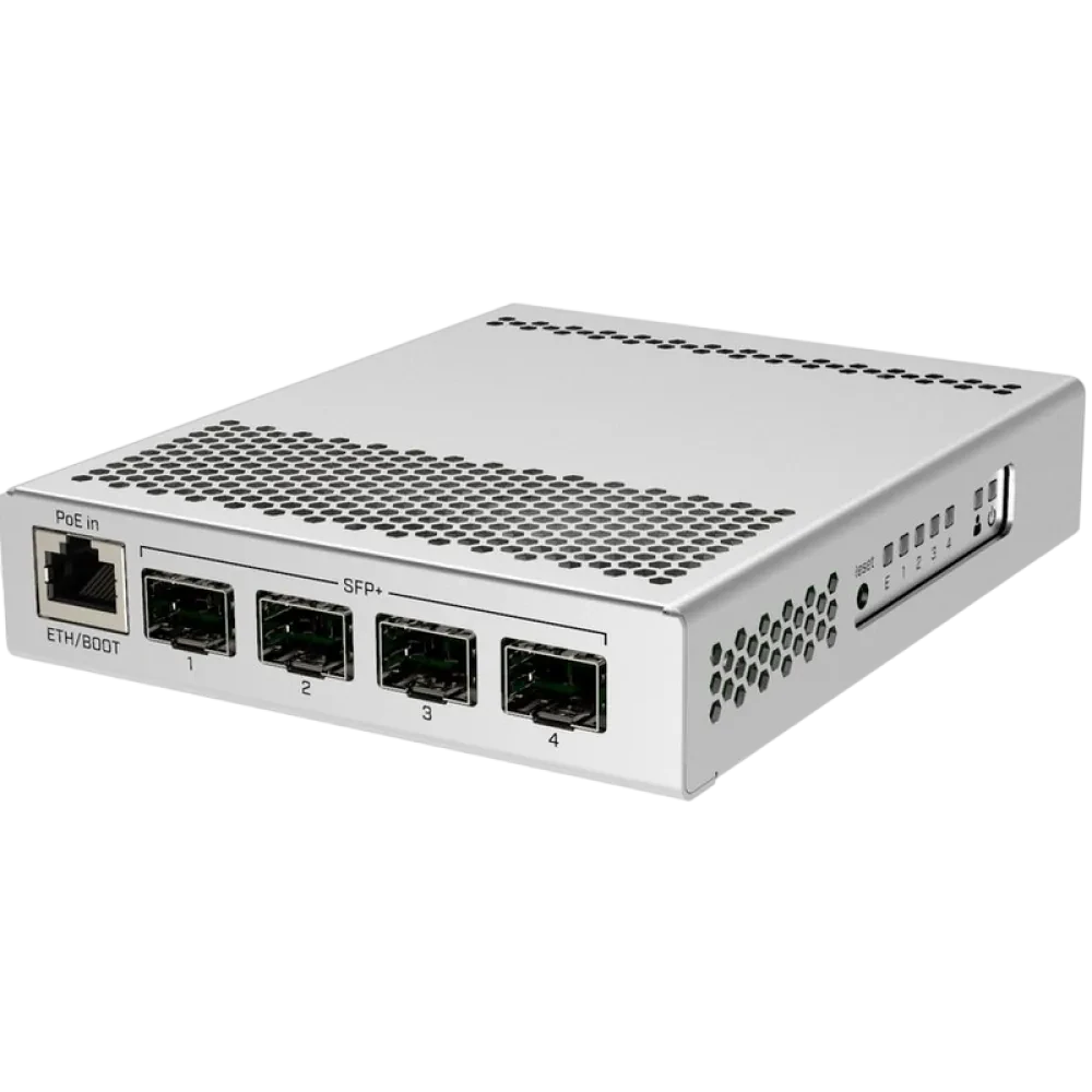 Comutator Router MikroTik CRS305-1G-4S+IN, Argintiu