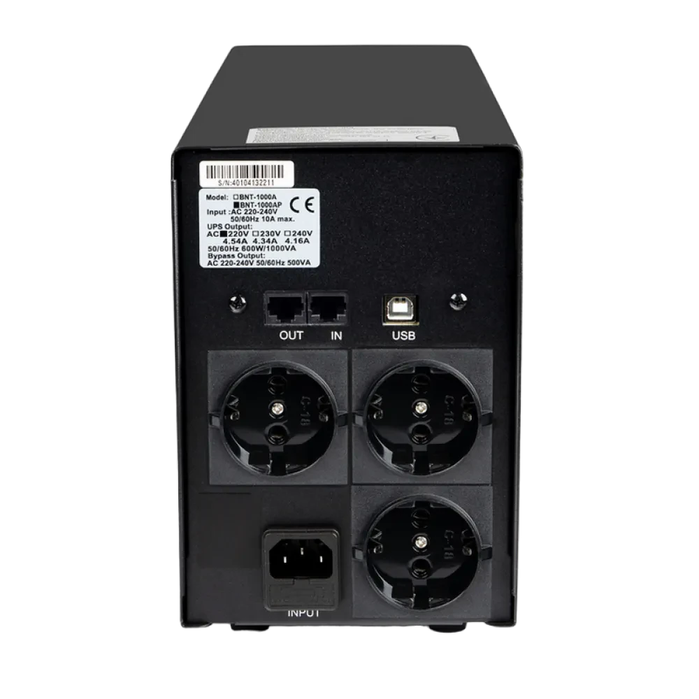 Источник бесперебойного питания PCM BNT-1000AP, Линейно-интерактивный, 1000VA, Башня