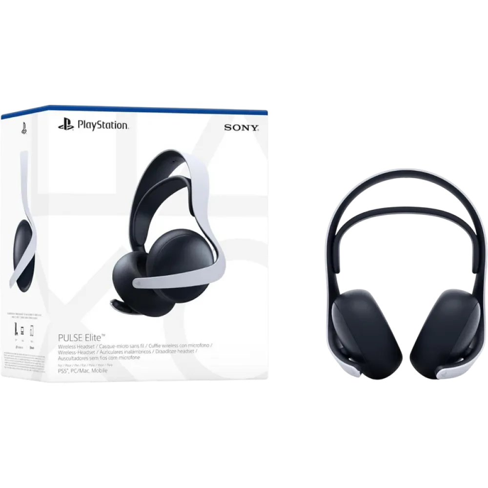 Căști gaming SONY PlayStation Pulse Elite, Bluetooth/USB, Negru