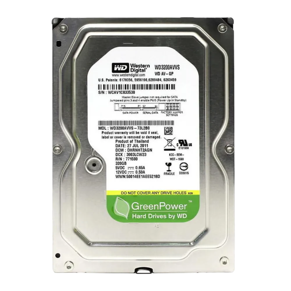 Unitate HDD Western Digital WD AV-GP, 3.5", 320 GB <WD3200AVVS>