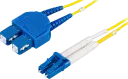 Патч-корд APC Electronic SC-LC-3S, 3м, Жёлтый