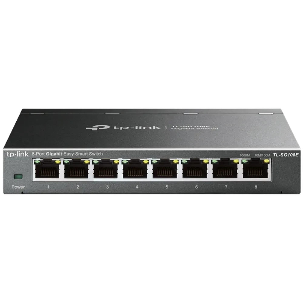 Сетевой коммутатор TP-LINK TL-SG108E, 8x 10/100/1000 Мбит/с