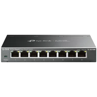Switch de rețea TP-LINK TL-SG108E, 8x 10/100/1000 Mbps
