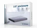 Внешний корпус Gembird EE2-U3S-3-LG, , Серый (EE2-U3S-3-LG)