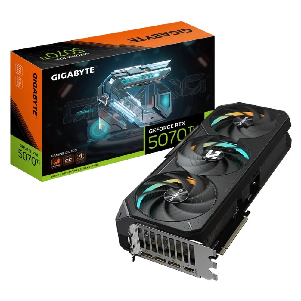 Placă Video Gigabyte GeForce RTX 5070 Ti Gaming OC, 16GB GDDR7 256bit (GV-N507TGAMING ОС-16GD)