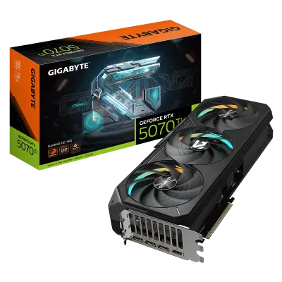 Placă Video Gigabyte GeForce RTX 5070 Ti Gaming OC, 16GB GDDR7 256bit (GV-N507TGAMING ОС-16GD)