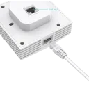 Точка доступа TP-LINK EAP650-Wall, 574 Мбит/с, 2402 Мбит/с, Белый