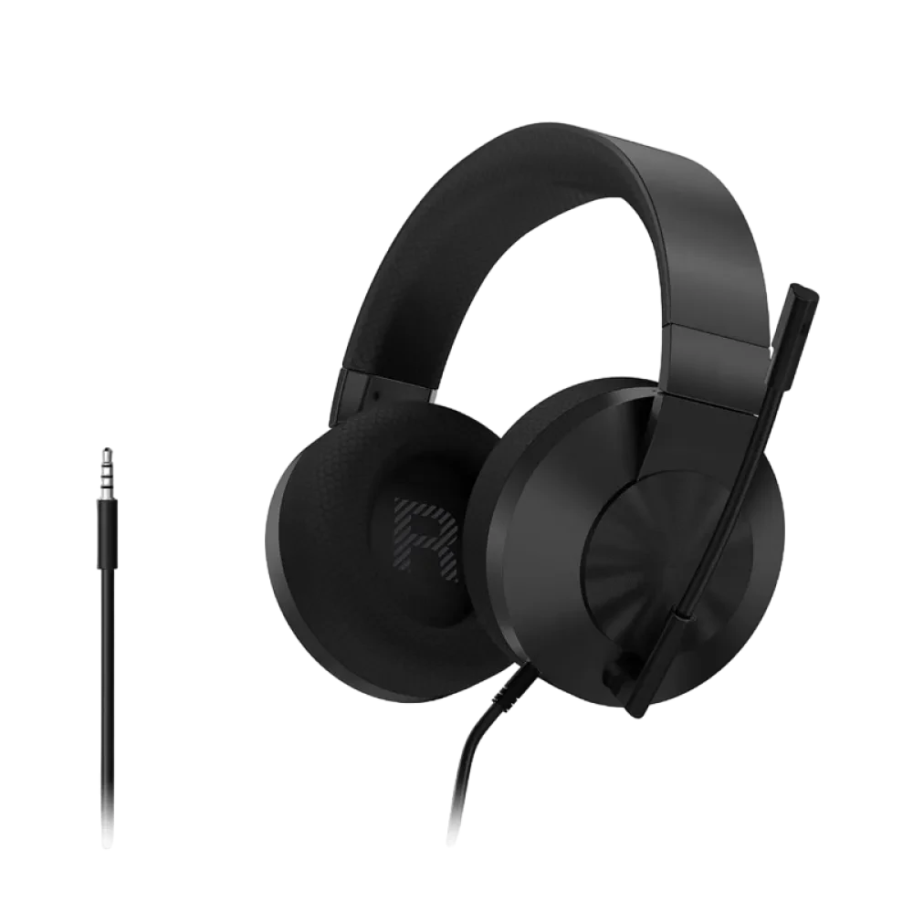 Căști gaming Lenovo Legion H210, Cu fir, Negru