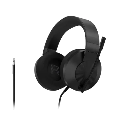 Căști gaming Lenovo Legion H210, Cu fir, Negru