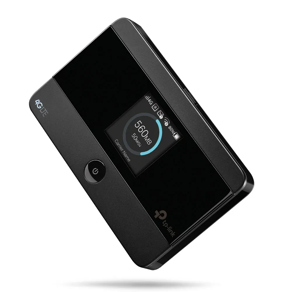 Мобильный Wi‑Fi роутер TP-LINK M7350, 2G, 3G, 4G, Чёрный
