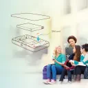 Мобильный Wi‑Fi роутер TP-LINK M7350, 2G, 3G, 4G, Чёрный