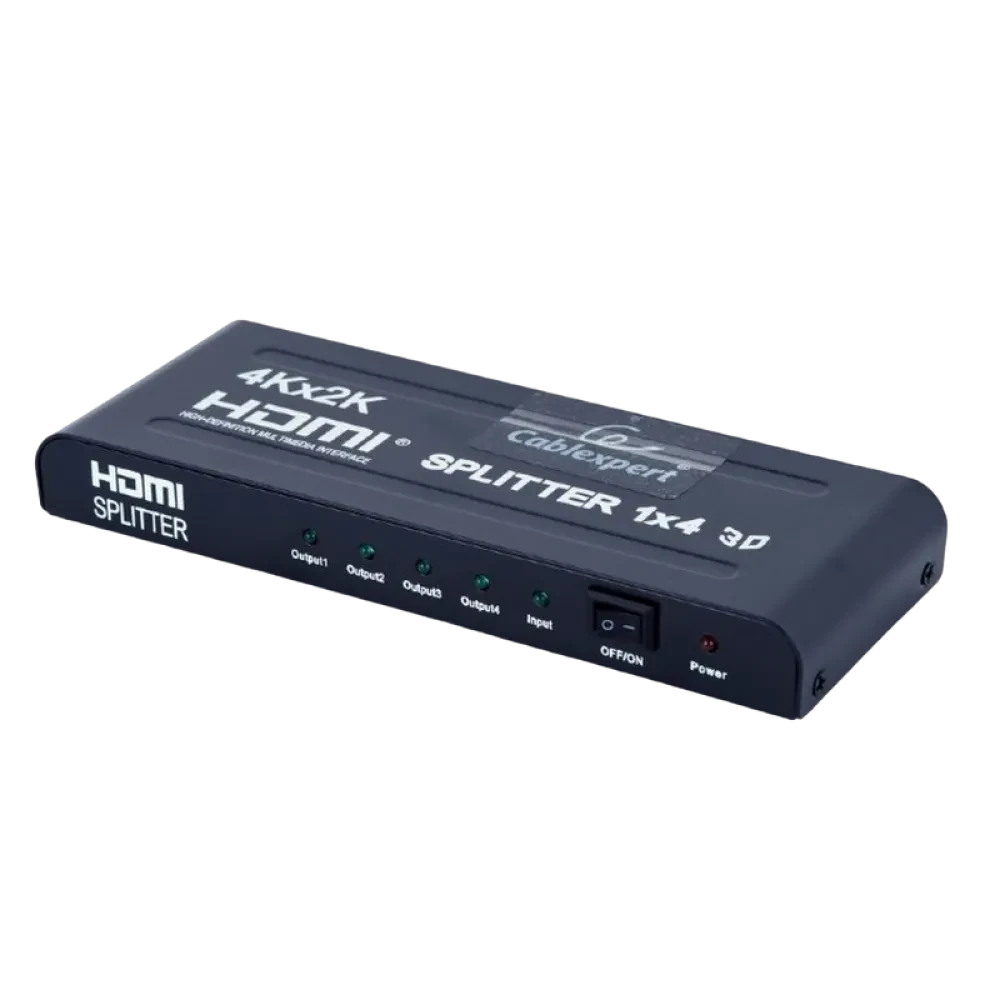 Splitter HDMI Cablexpert DSP-4PH4-02, HDMI (F) - 4x HDMI (F), Negru