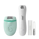 Эпилятор PHILIPS BRP529/00, Белый/Зелёный