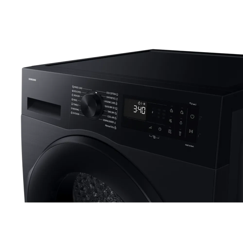 Сушильная машина Samsung DV90DG52A0ABLE, 9кг, Черный