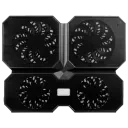 Suport de răcire pentru laptop Deepcool MultiCore X6, 15,6", Negru