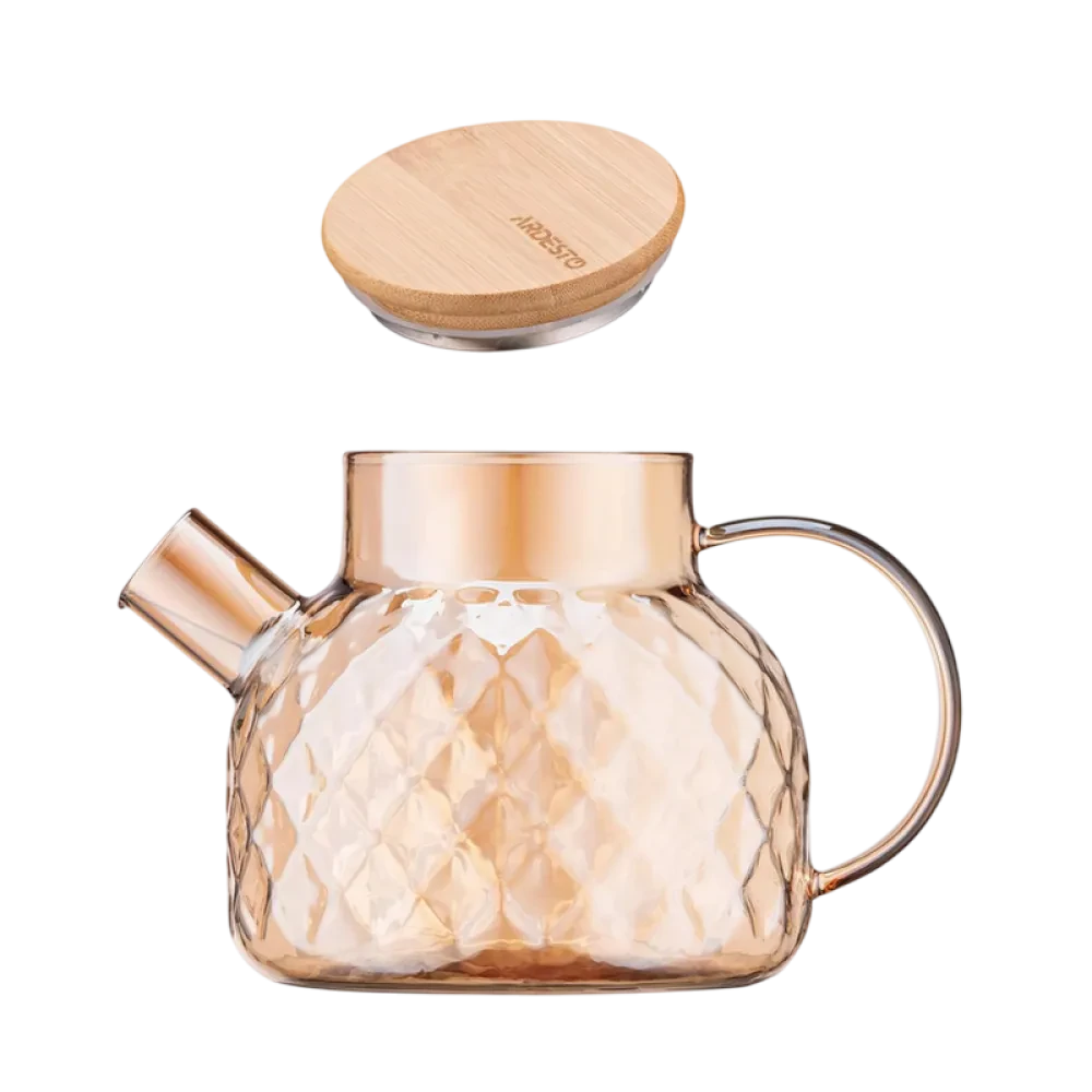 Ceainic cu infuzor Ardesto Golden Moon AR3010GBH, 1L, Auriu