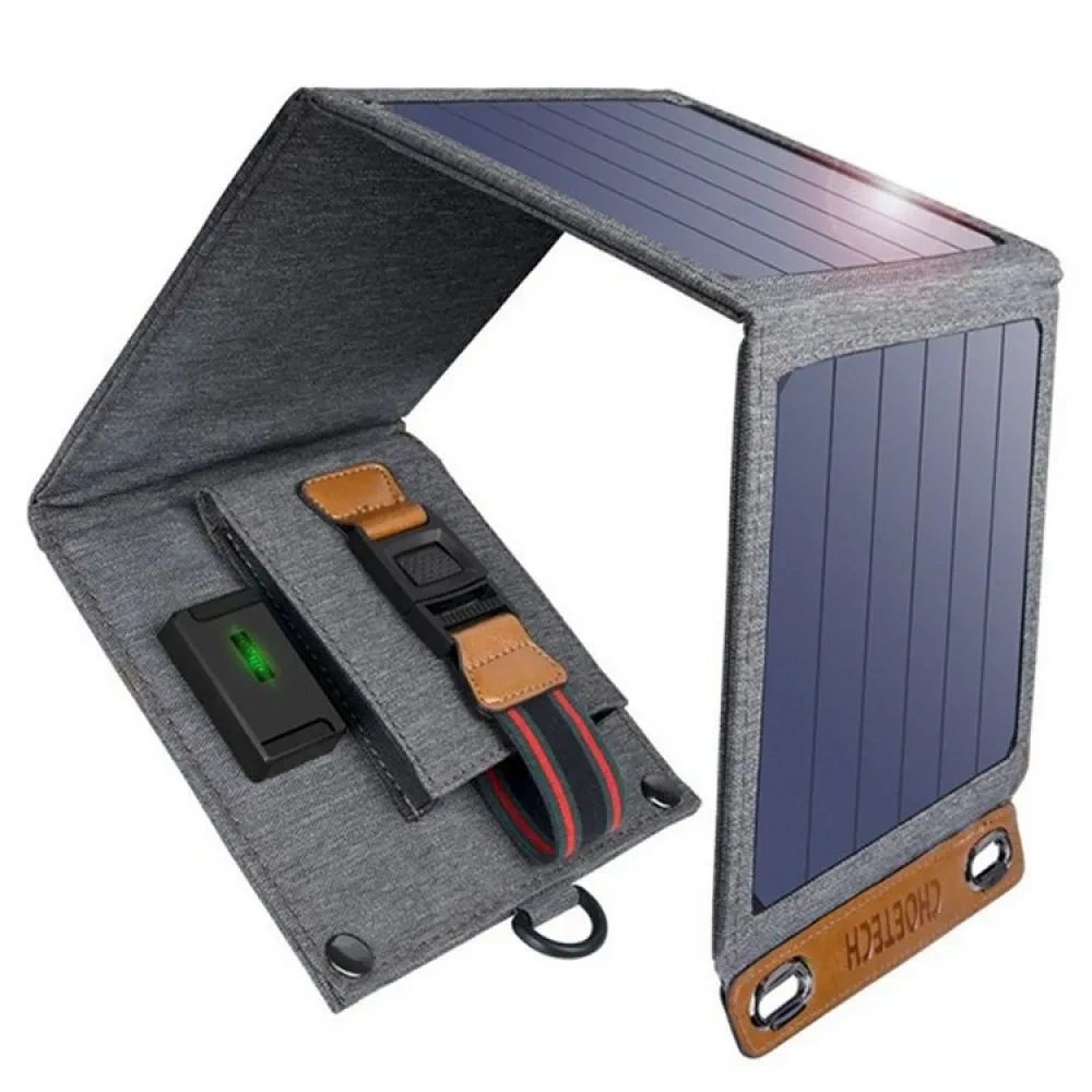 Încărcător solar Choetech SC004, Gri