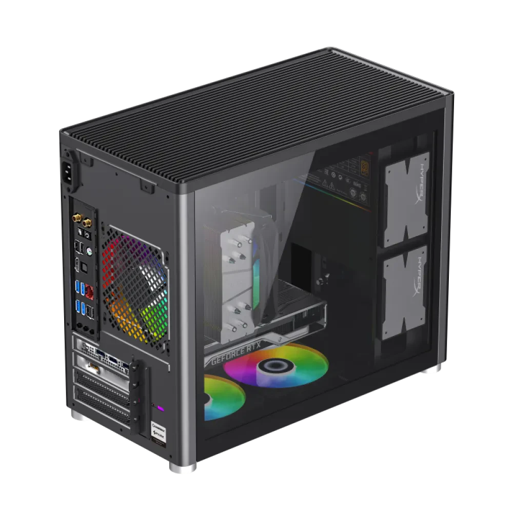 Компьютерный корпус Gamemax SPARK, Mini-Tower, Без блока питания, Чёрный