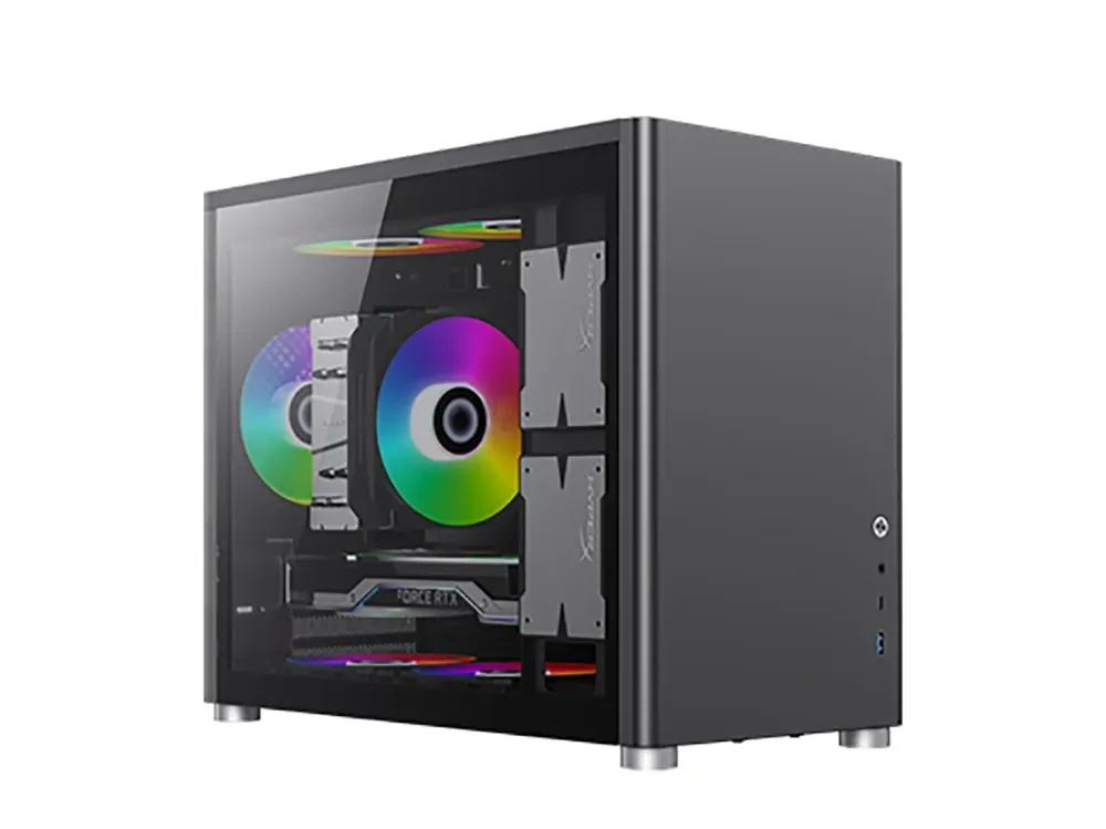 Компьютерный корпус Gamemax SPARK, Mini-Tower, Без блока питания, Чёрный