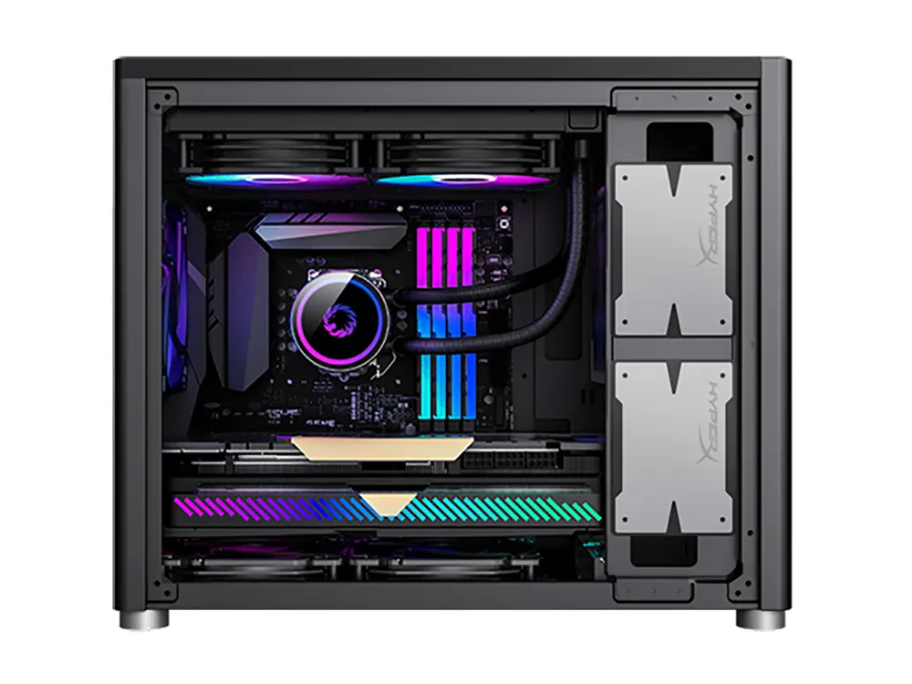 Компьютерный корпус Gamemax SPARK, Mini-Tower, Без блока питания, Чёрный