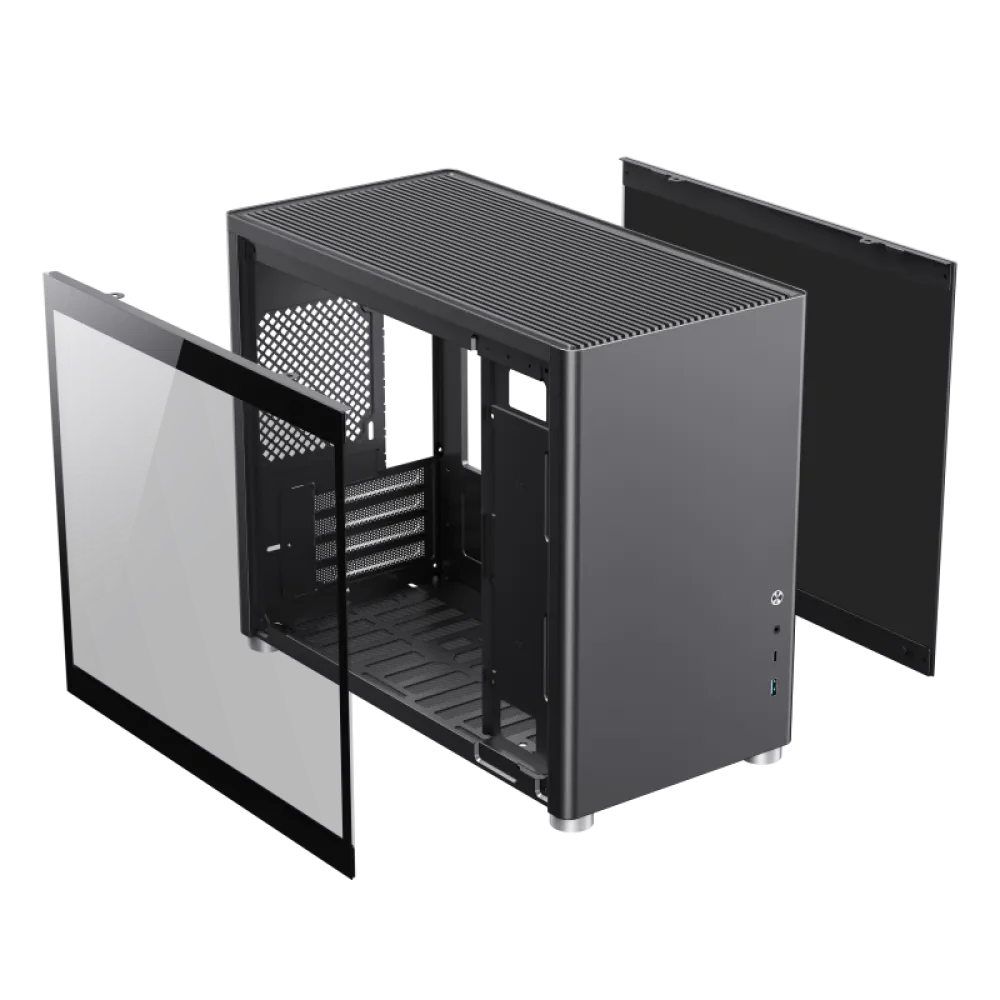 Компьютерный корпус Gamemax SPARK, Mini-Tower, Без блока питания, Чёрный