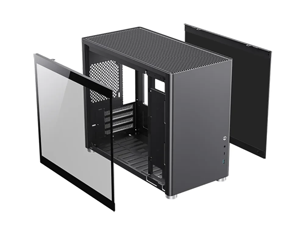 Компьютерный корпус Gamemax SPARK, Mini-Tower, Без блока питания, Чёрный