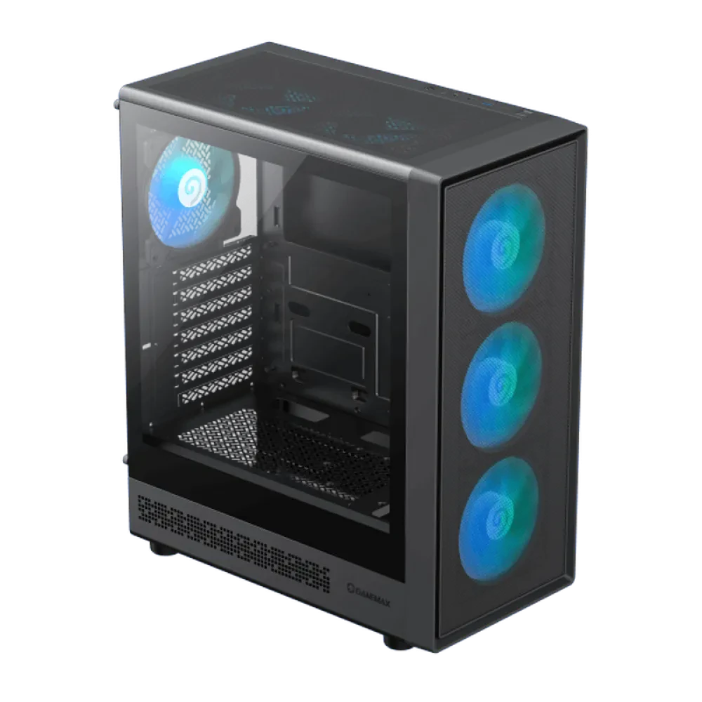 Компьютерный корпус Gamemax Storm 2 AB, Midi-Tower, Без блока питания, Чёрный