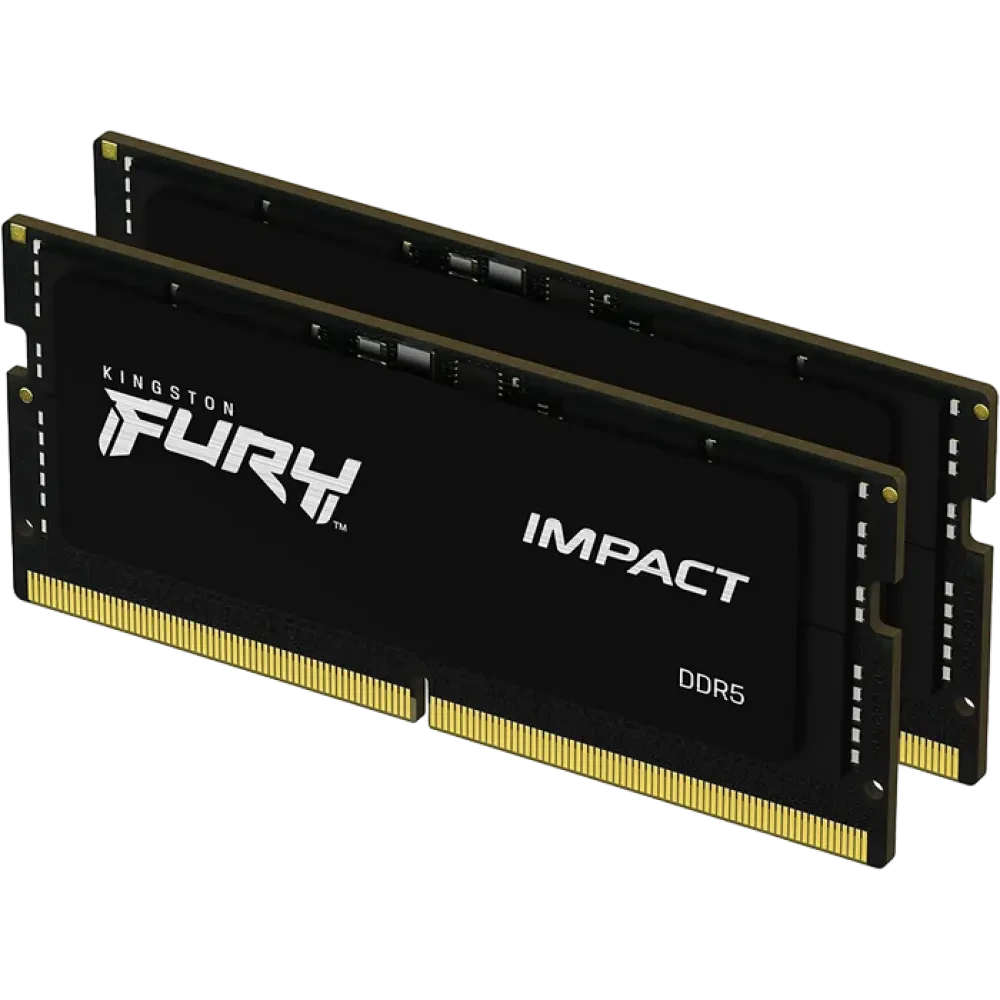 Оперативная память Kingston FURY Impact, DDR5 SDRAM, 5600 МГц, 32 Гб, KF556S40IBK2-32
