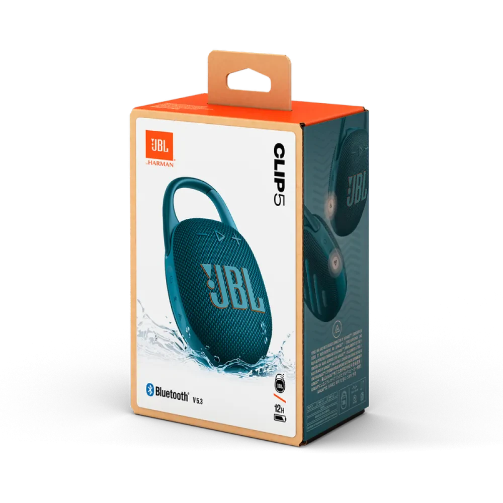 Boxă portabilă JBL Clip 5, Albastru