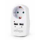 Зарядное устройство Energenie EG-ACU2-02, Белый