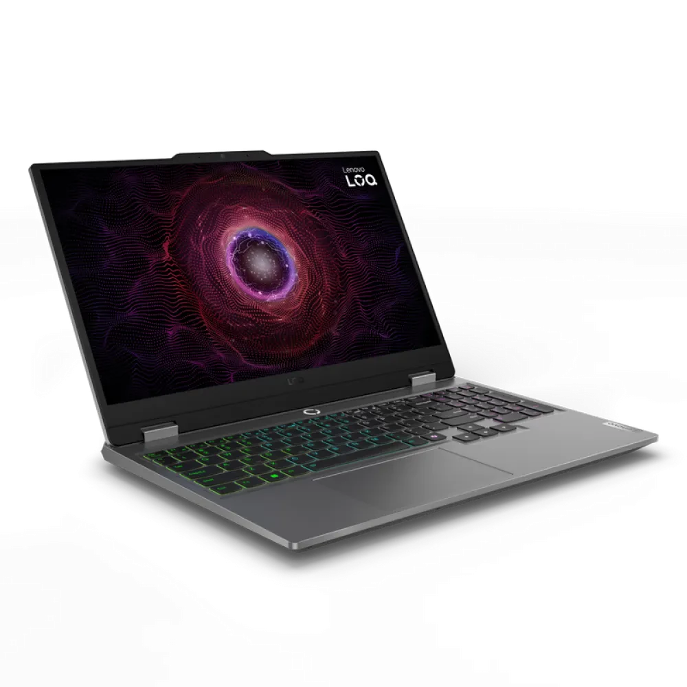 Laptop Gaming 15,6" Lenovo LOQ 15ARP9, Luna Grey, AMD Ryzen 7 7435HS, 24GB/1024GB, Fără SO
